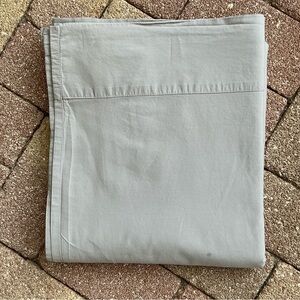 TOMMY BAHAMAS  Khaki/ Gray flat KING sheet cotton